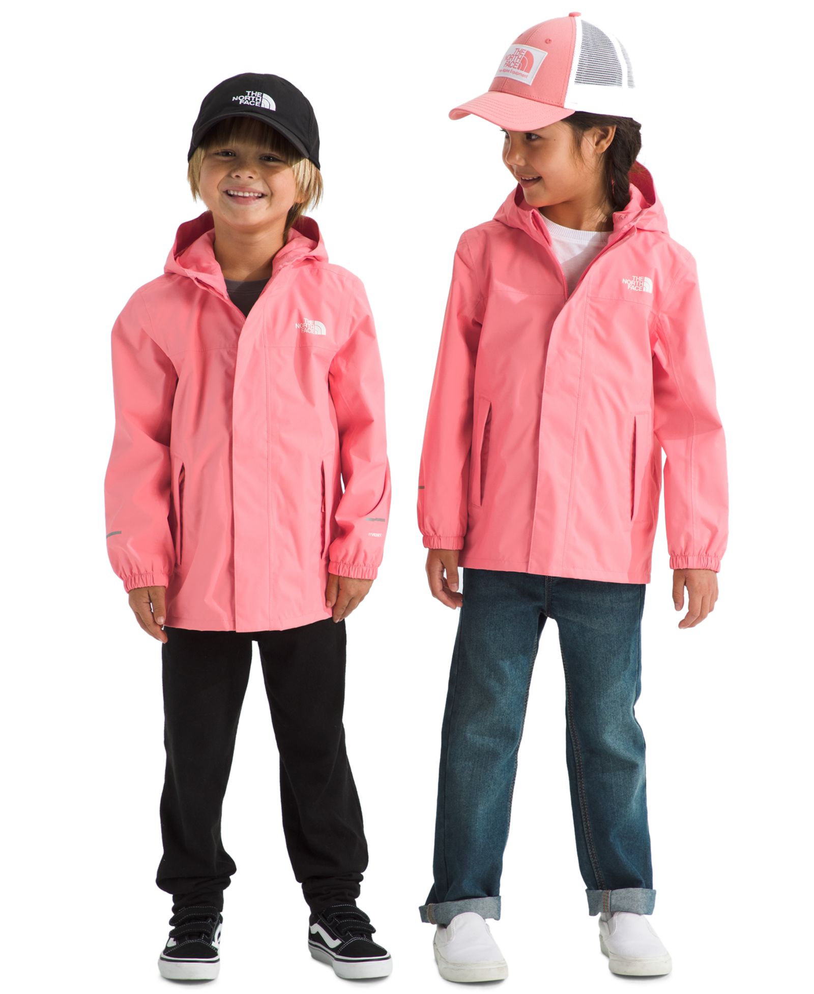 The North Face Girls' and Boys' 2T-7 Antora Hooded Rain Jacket