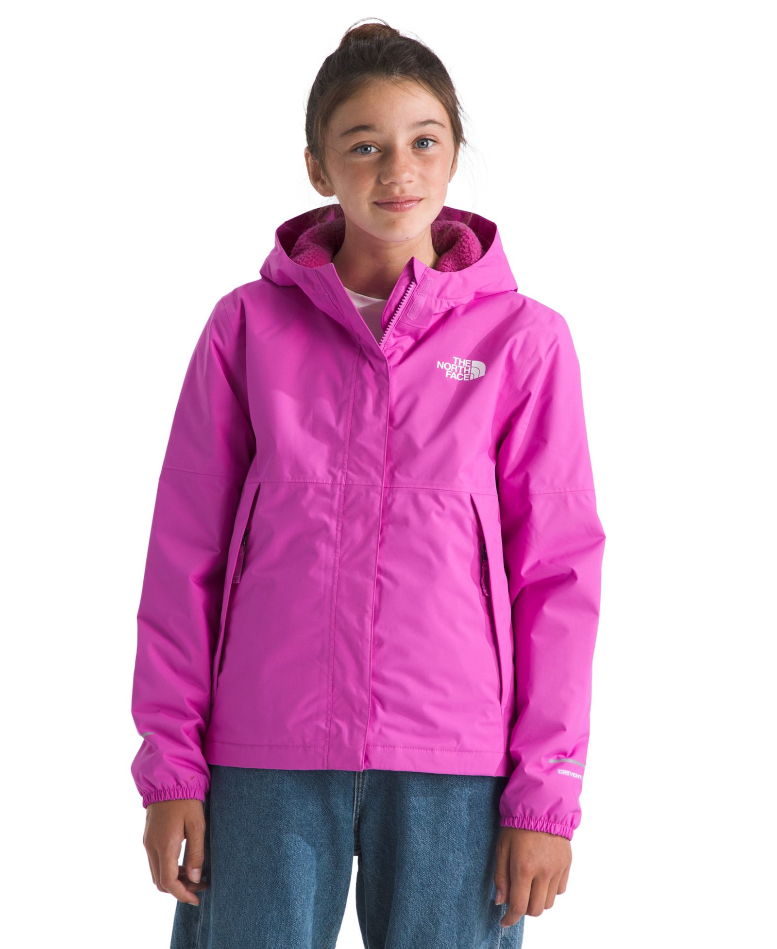 The North Face Girls' 6-16 Antora Warm Full-Zip Rain Jacket