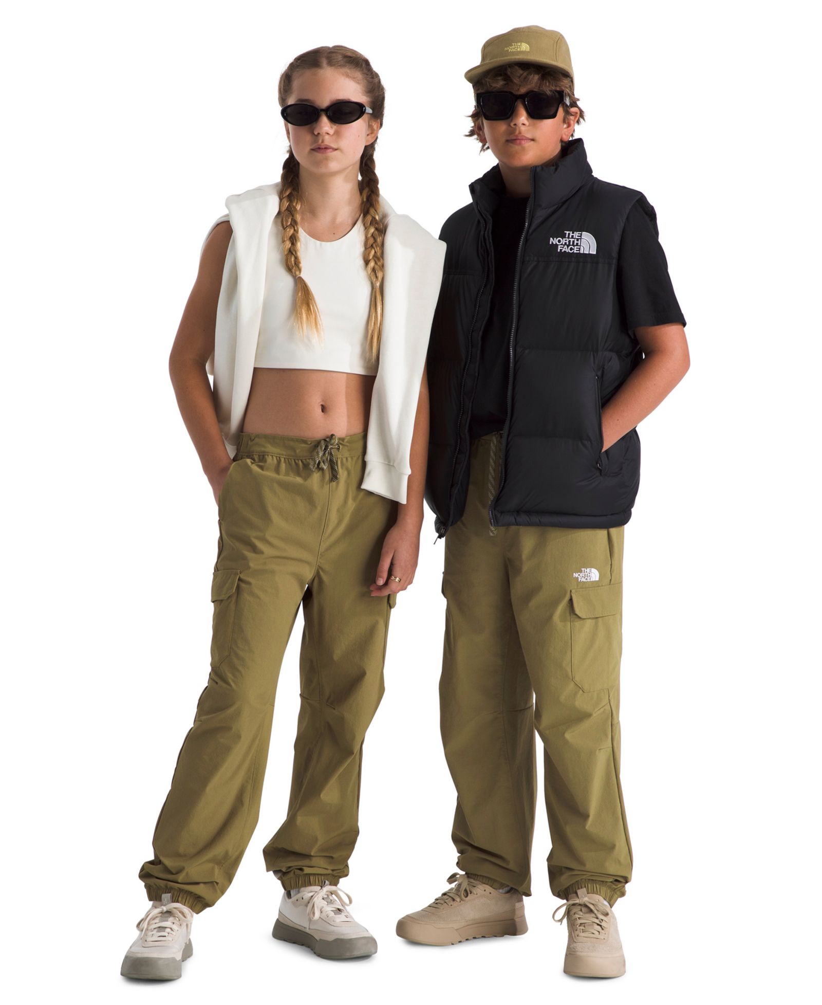 The North Face Boys' and Girls' 6-16 Zawn Elastic Waist Cargo Pants