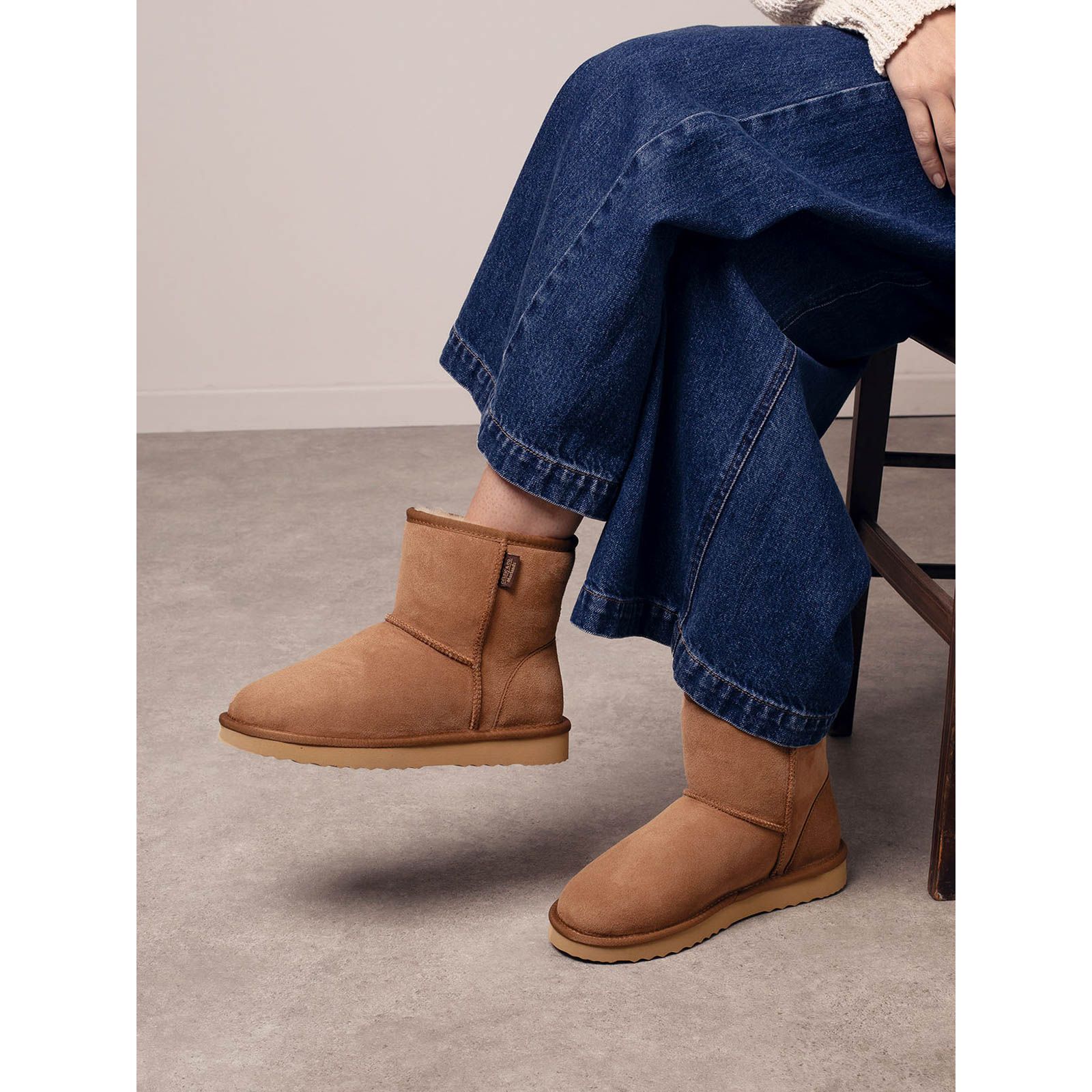 Celtic & Co. Women's Sheepskin Bootee Slippers