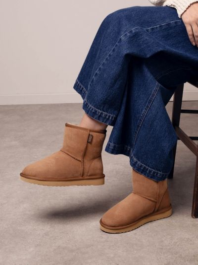 Celtic & Co. Women's Sheepskin Bootee Slippers