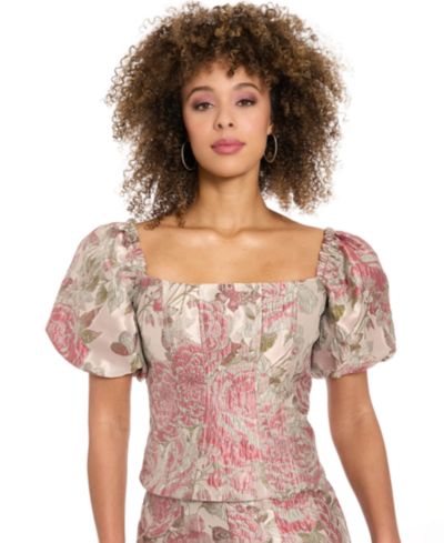 Топ Muse Women's Bubble-Sleeve Bustier