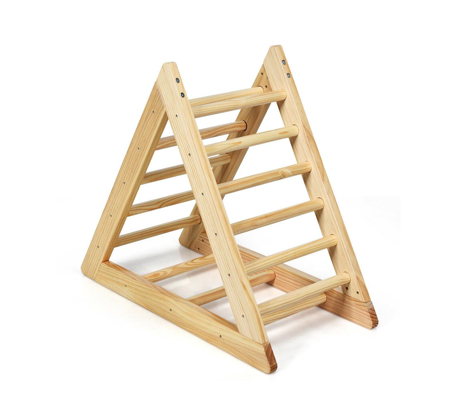 Skonyon Toddler Wooden Triangle Climber