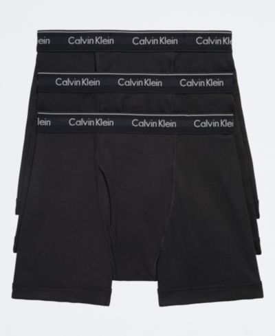 Мужские хлопковые боксеры Calvin Klein, комплект из 3 шт