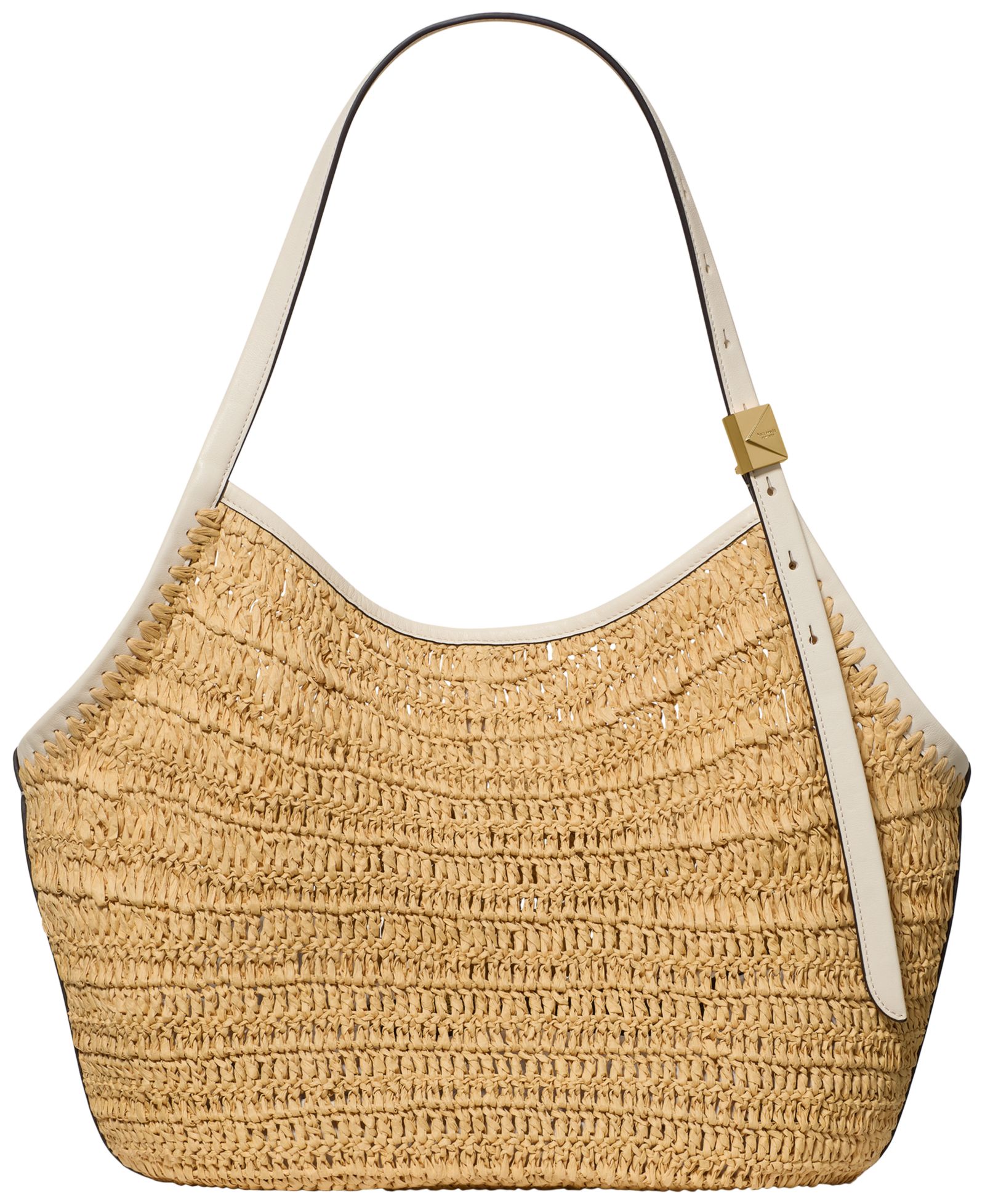 kate spade new york Deco Tulip Straw Large Tote Bag