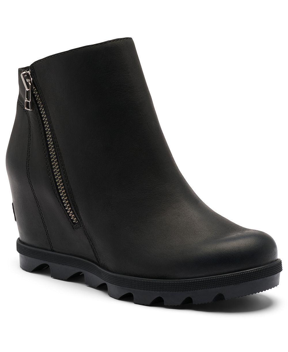 Sorel Women's Joan Rhapsody Zipper Wedge Booties