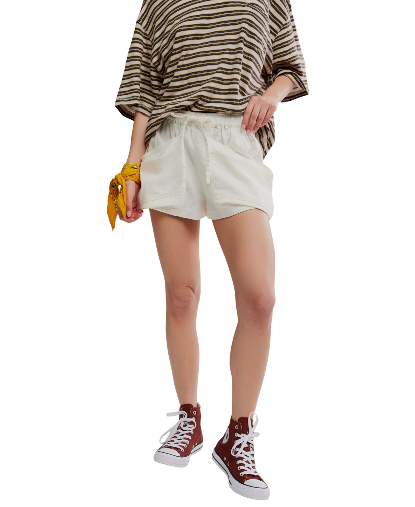 Free People Women's Good Fortune Pull-On Shorts