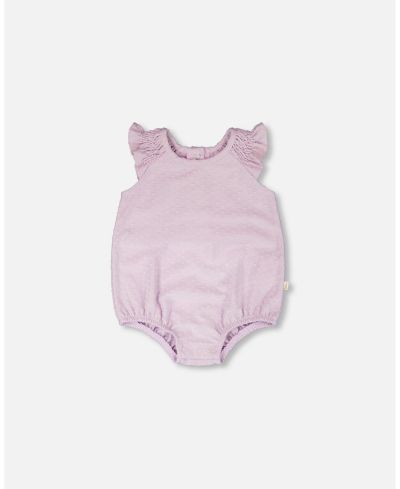 Deux par Deux Baby Girls Jersey Romper Lavender