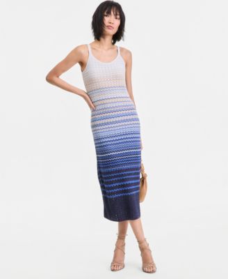 Женское платье-свитер I.N.C. International Concepts Ombré Stripe