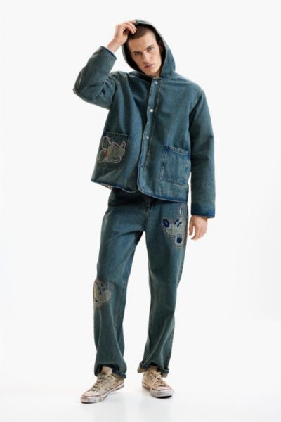 Desigual Men's Disney patch jeans