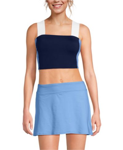 Lands' End Women's Square Neck Midkini Top
