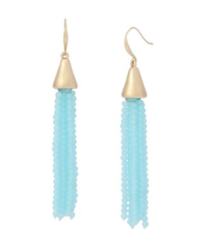 Robert Lee Morris Soho Seed Bead Fringe Earrings