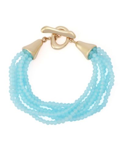 Многослойный браслет Robert Lee Morris Soho Faux Stone Seed Bead Layered Bracelet