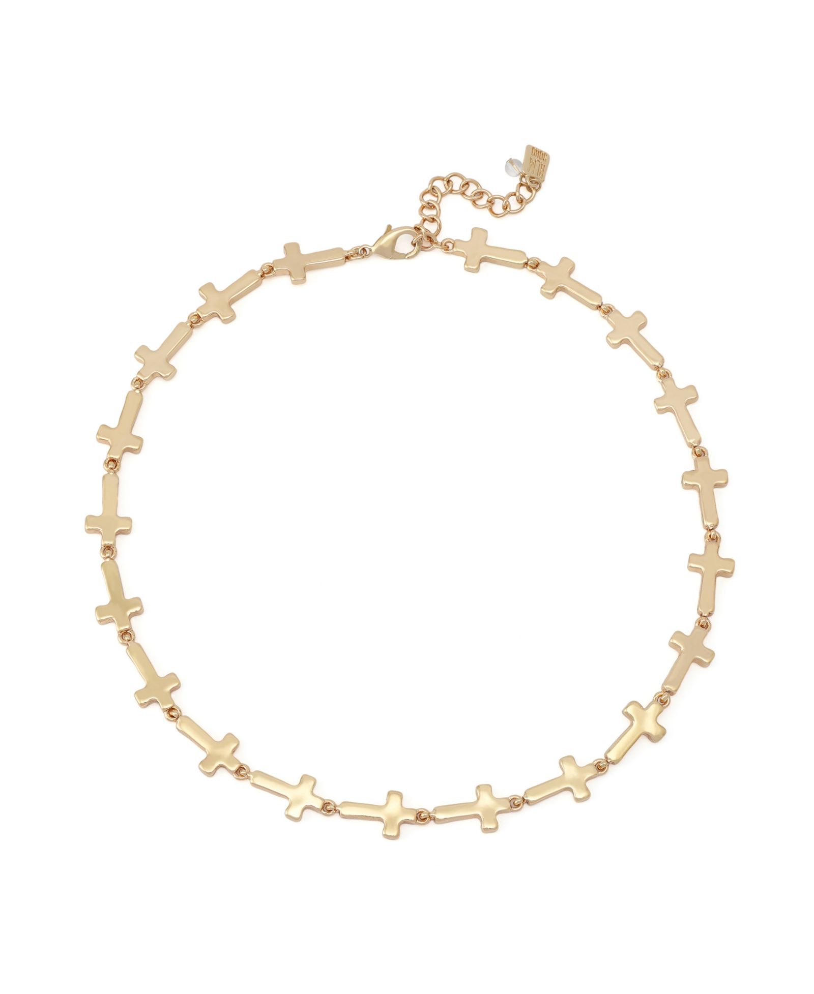 Золотая колье Robert Lee Morris Soho Gold Cross Collar