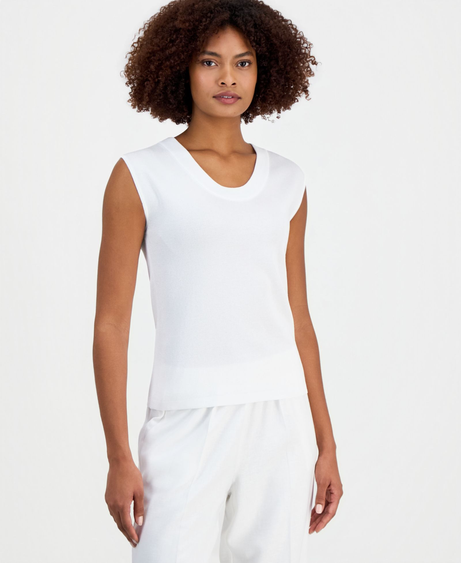 Anne Klein Women's Sleeveless Sweater Tank