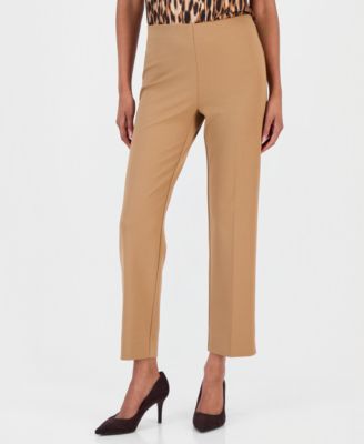 Женские брюки Anne Klein Stretch Crepe Pull-On Hollywood Waist, Regular & Petite