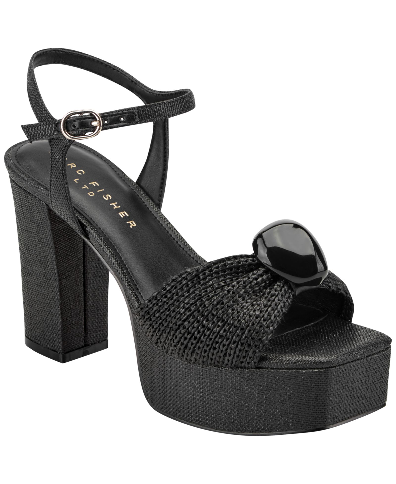 Marc Fisher LTD Женские Candey Ornamented Block Heel Platform Sandals