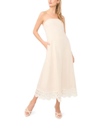 1.STATE Women's Strapless Midi Dress