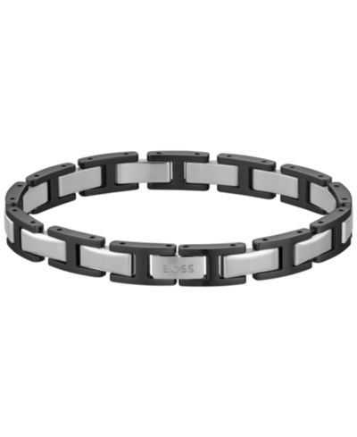 Hugo Boss Мужской браслет Nolan из нержавеющей стали с ионным черным покрытием