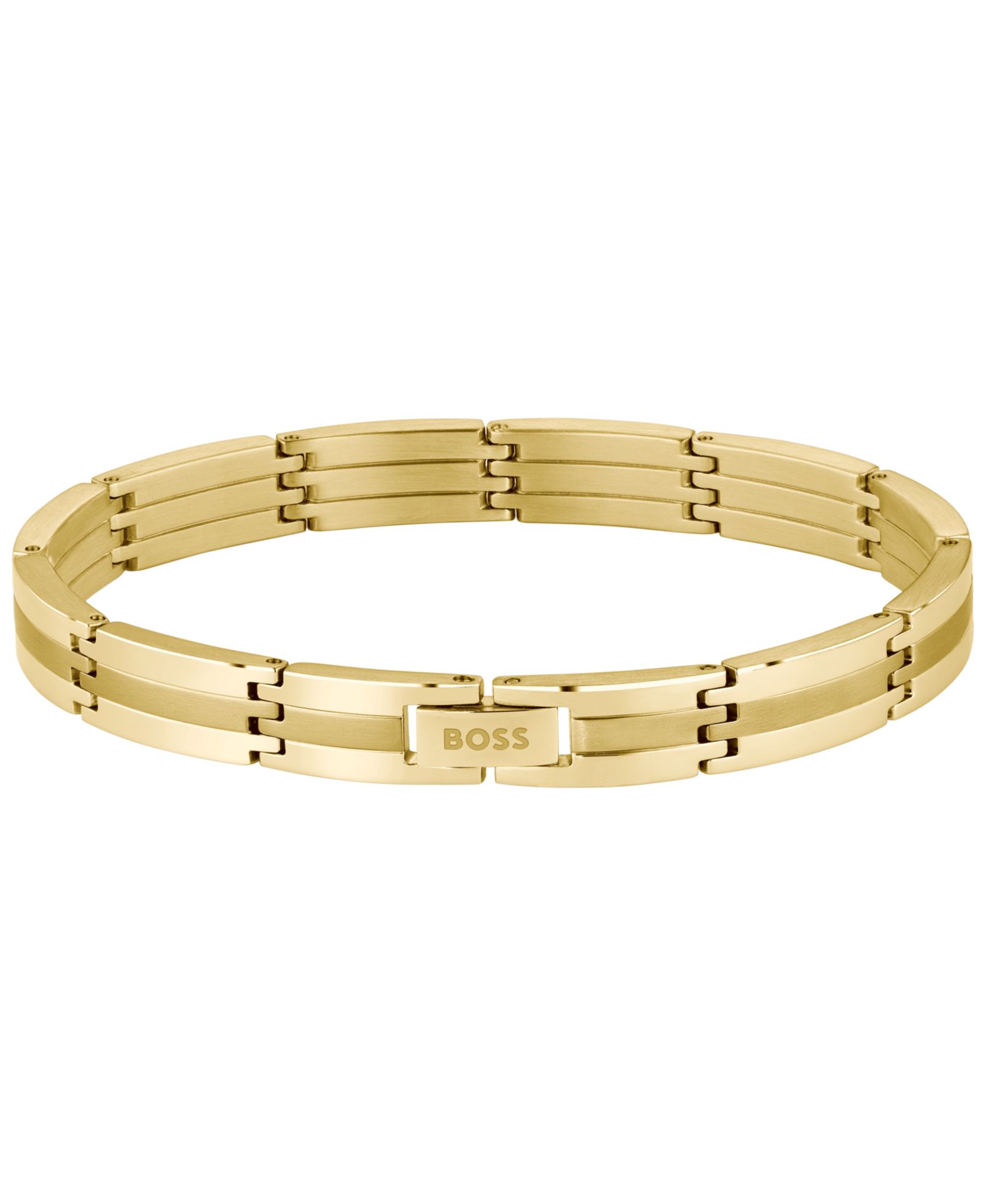 Мужской браслет Hugo Boss Brooks Ionic Plated Thin Gold Steel