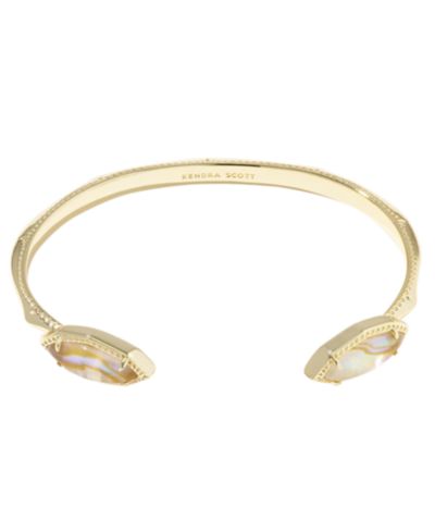 Золотой браслет-кафф Kendra Scott Ophelia с напылением 14k Gold-Plated