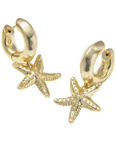 Kendra Scott 14k Gold-Plated Parker Starfish Huggie Earrings