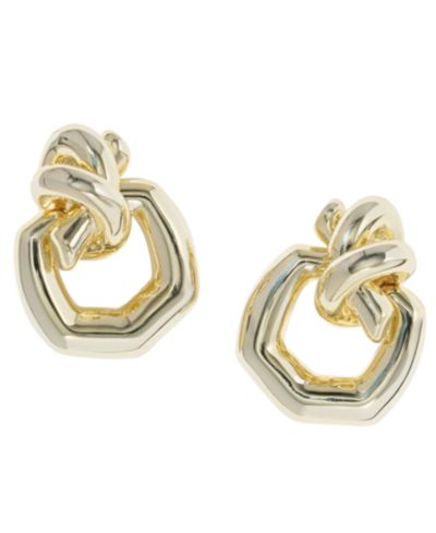 Серьги Kendra Scott Parker Knot с позолоченным металлическим каркасом