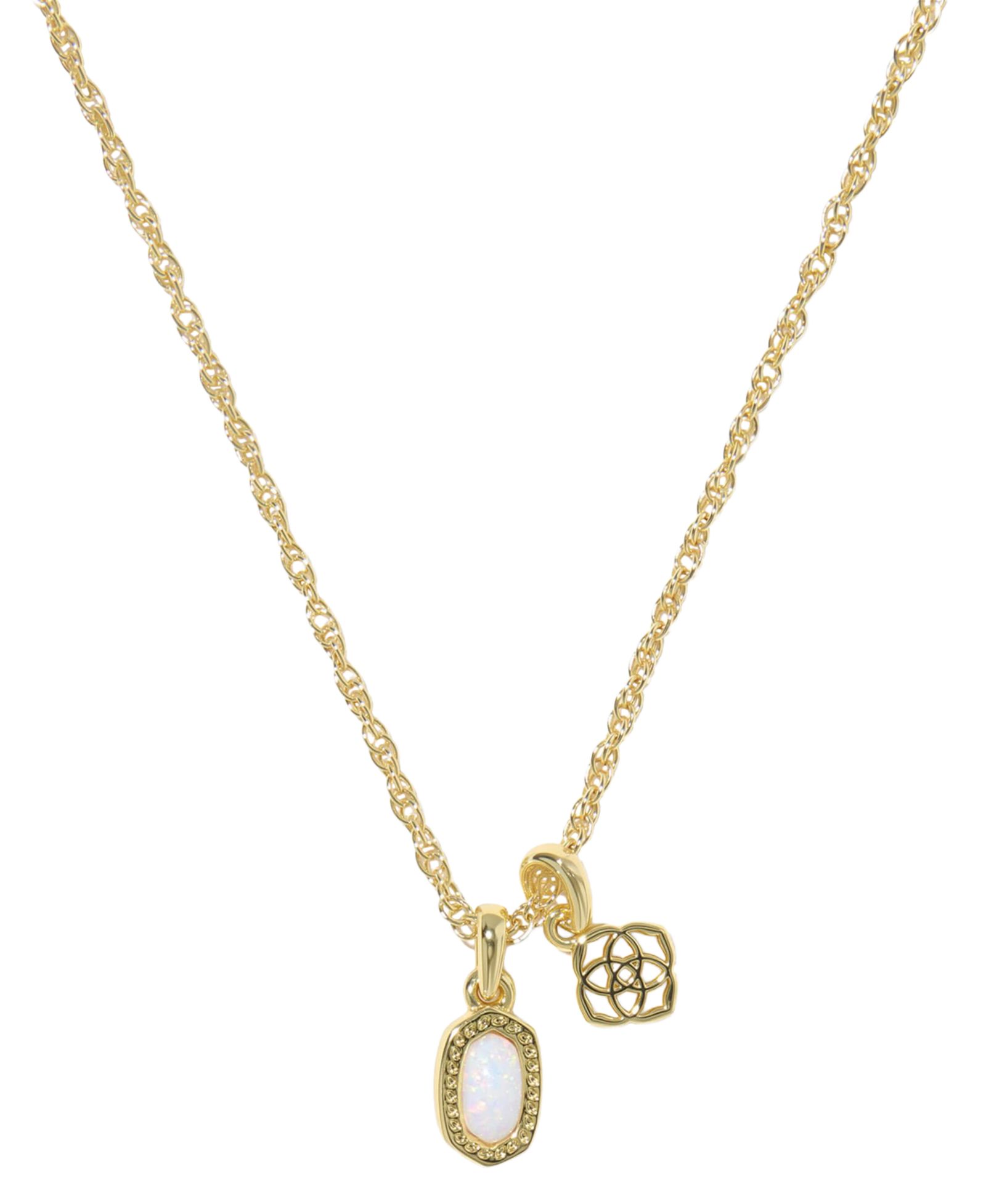 Kendra Scott 14k Gold-Plated Mini Elisa Dira Short Pendant Necklace