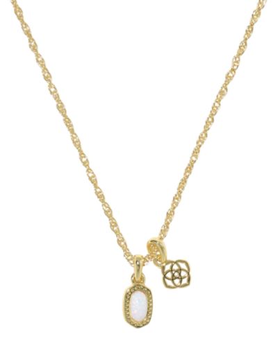 Kendra Scott подвеска Mini Elisa Dira с покрытием 14k Gold-Plated