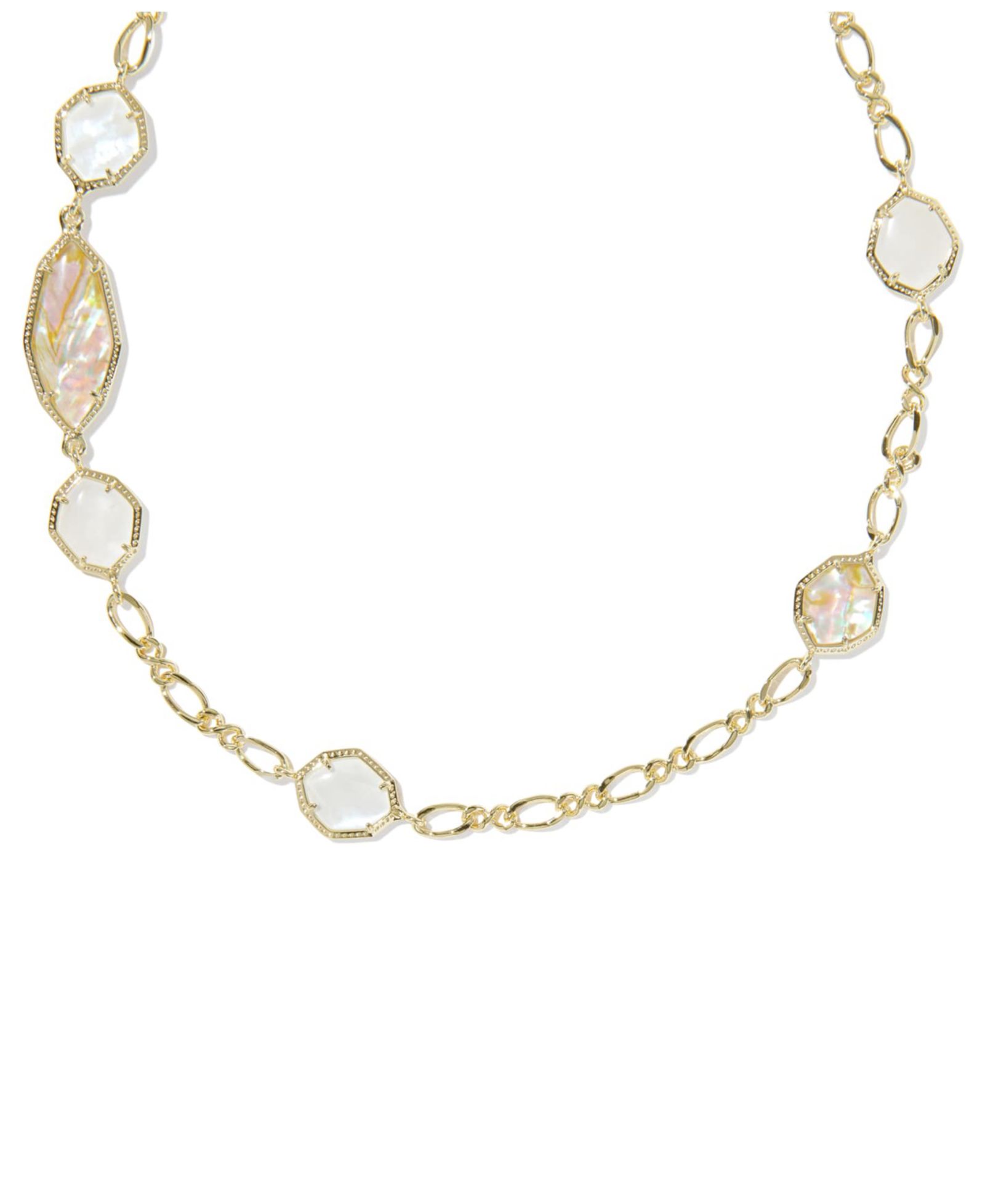 Kendra Scott ожерелье Ophelia Long Strand с позолотой 14k Gold-Plated