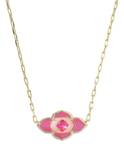 Kendra Scott подвеска Abbie Medallion 14k Gold-Plated Short