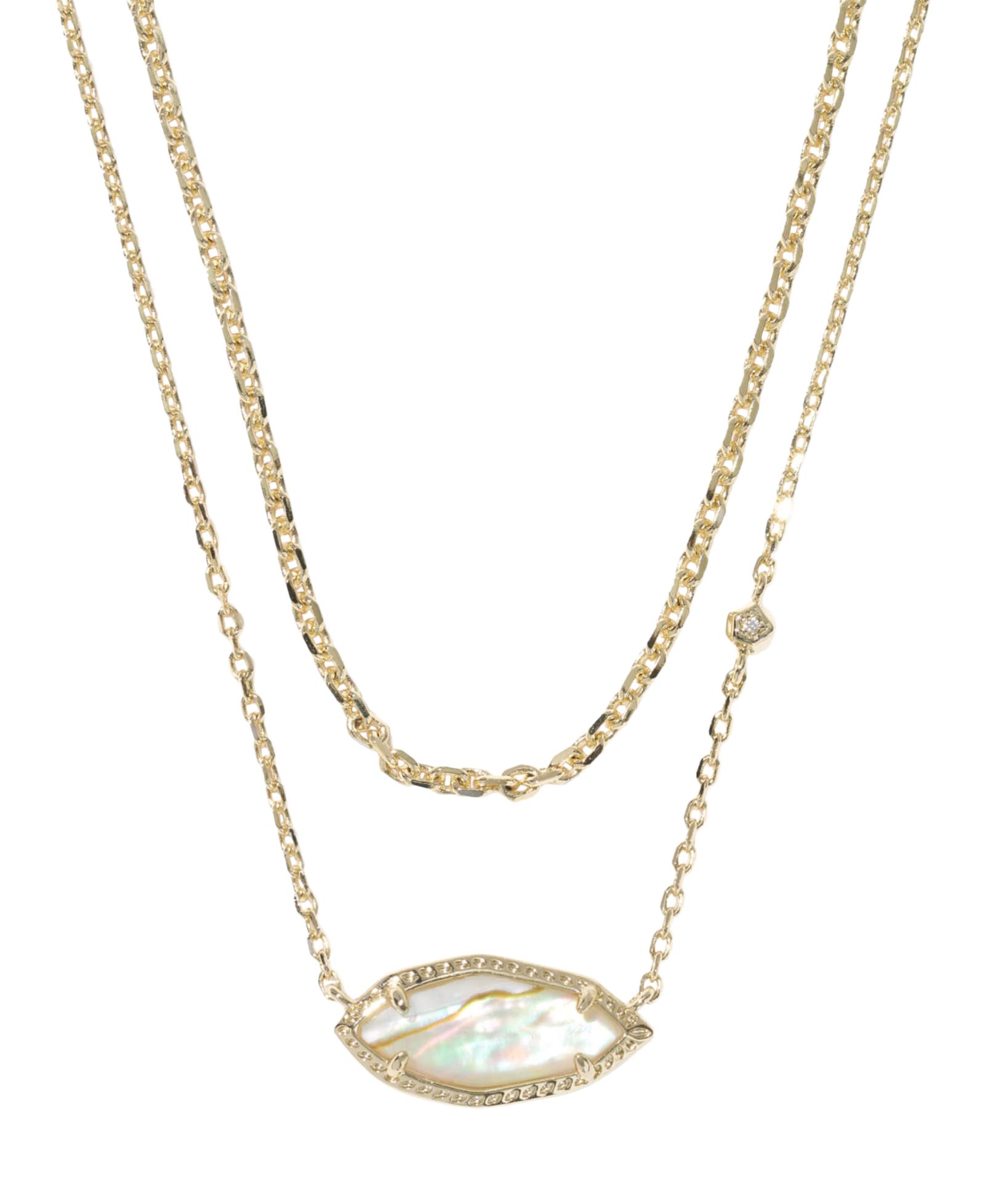 Kendra Scott 14k Gold-Plated Ophelia Multi-Strand Short Pendant Necklace