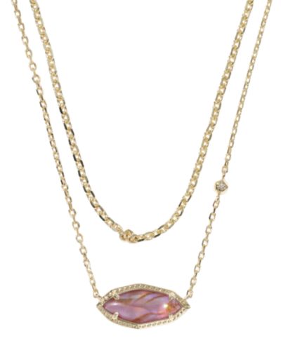Kendra Scott 14k Gold-Plated Ophelia Multi-Strand Short Pendant Necklace