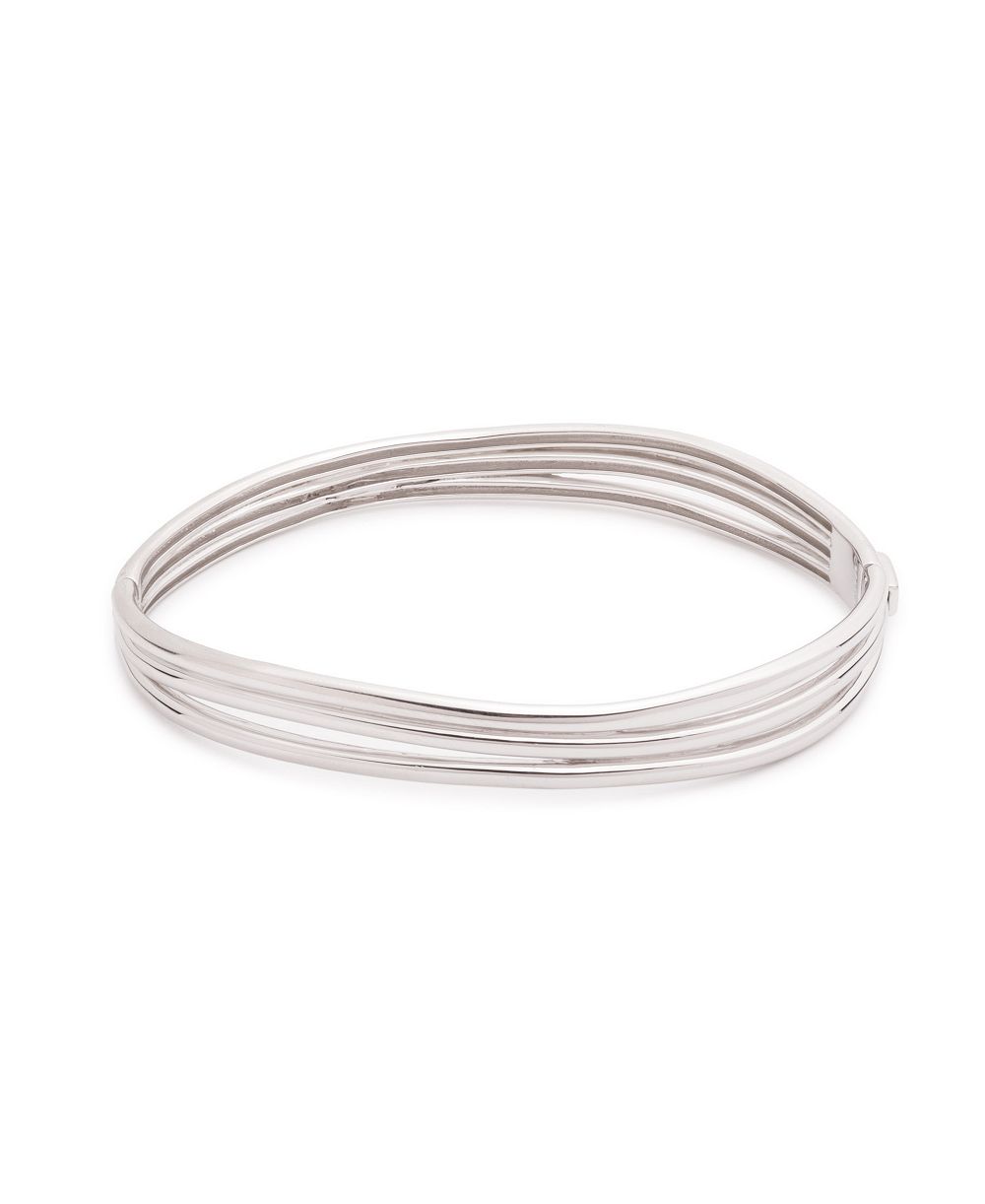 Lauren Ralph Lauren Sterling Silver Rigid Bangle Bracelet