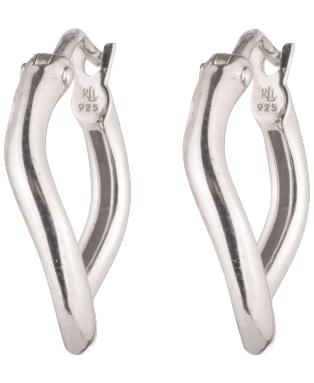Серебряные серьги-кольца Lauren Ralph Lauren Small