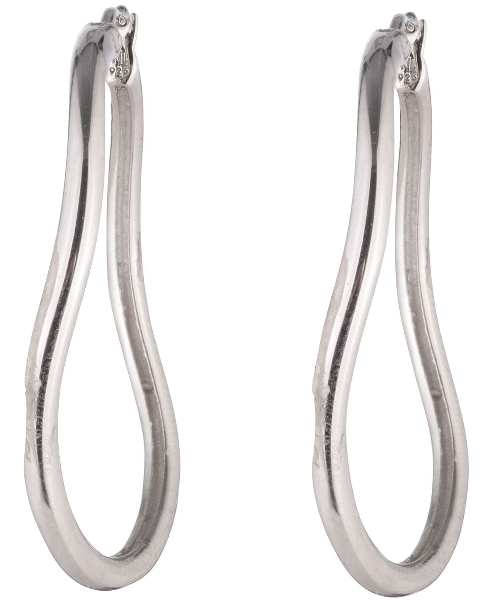 Lauren Ralph Lauren Sterling Silver Hoop Earrings