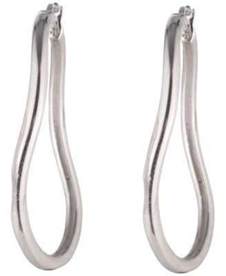 Серьги-кольца Lauren Ralph Lauren из стерлингового серебра