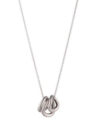 Ожерелье Lauren Ralph Lauren Sterling Silver-Plated Wave Motif