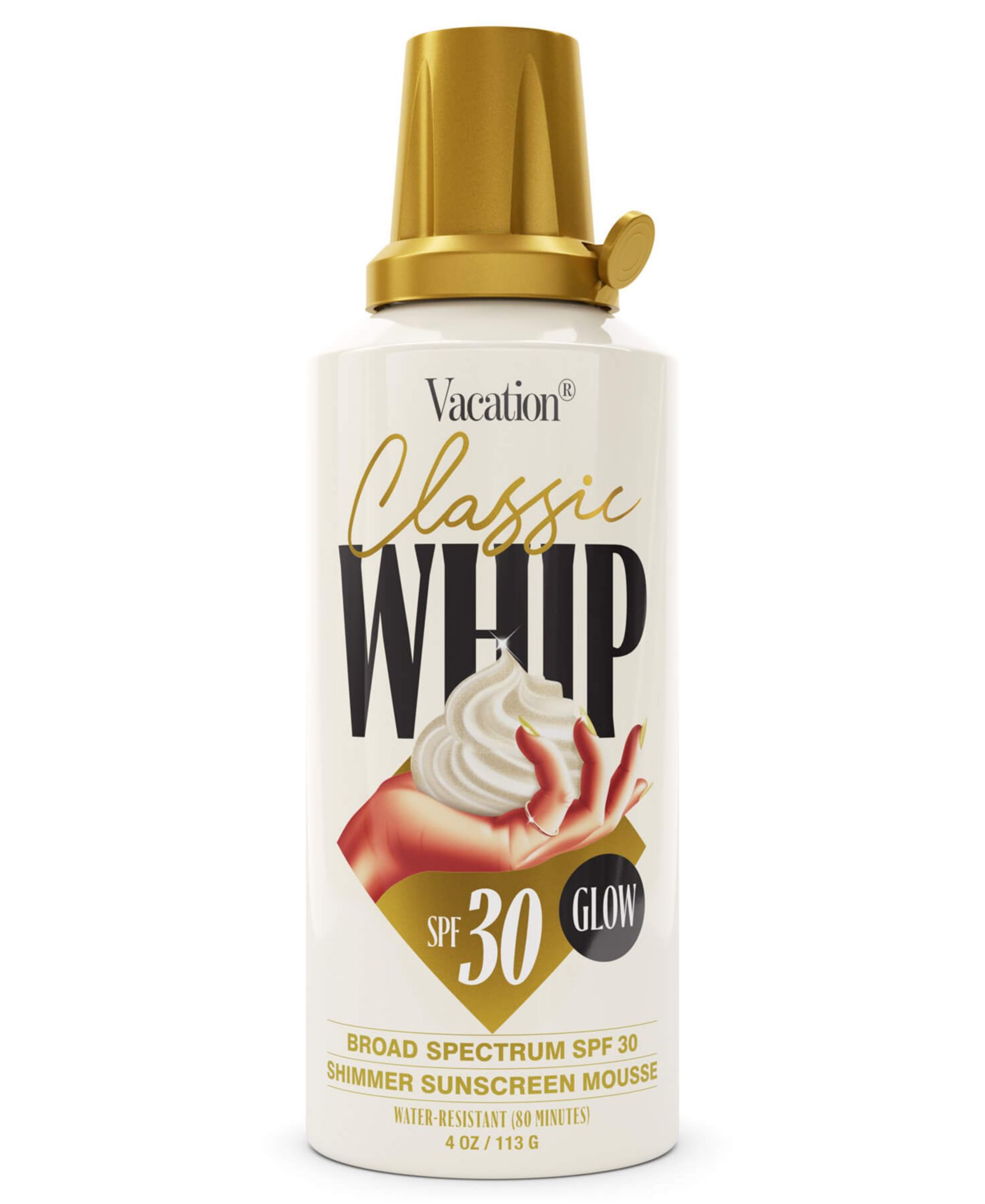 Vacation Classic Whip Glow SPF 30 Sunscreen, 4 oz.