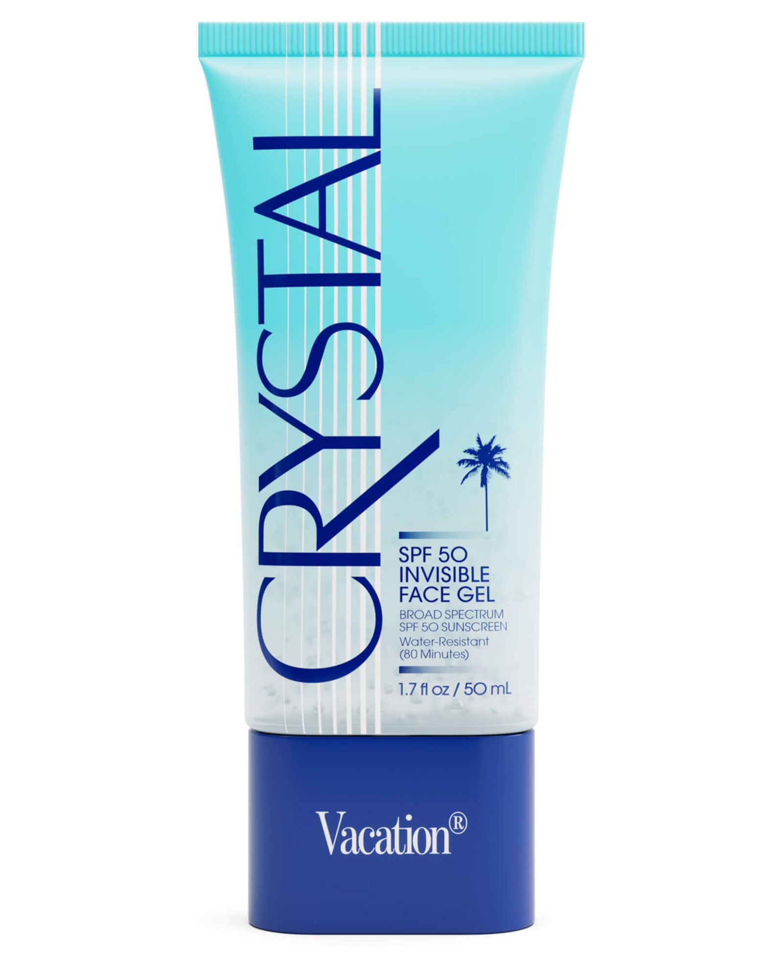 Vacation Crystal SPF 50 Invisible Face Gel, 1.7 oz.
