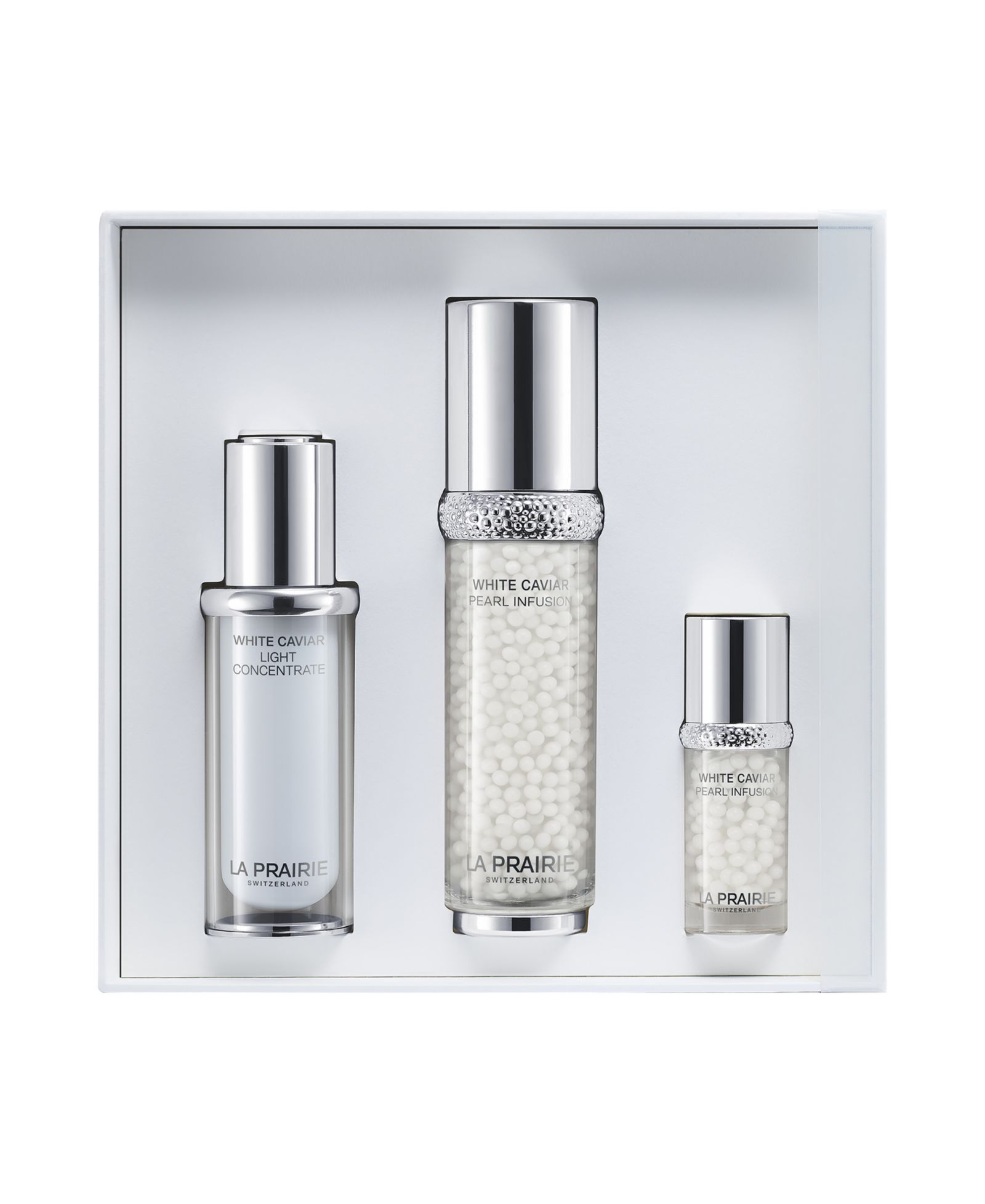 Набор La Prairie White Caviar Brightening Gems для Дня матери, 3 части