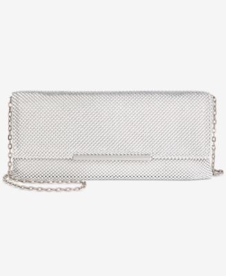 I.N.C. International Concepts Ether East/West Studded Mesh Clutch, Macy's Exclusive