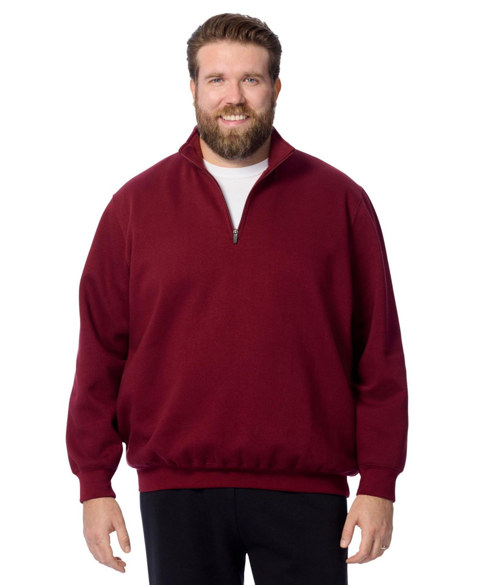 KingSize Men's Fleece Zip Sweatshirt