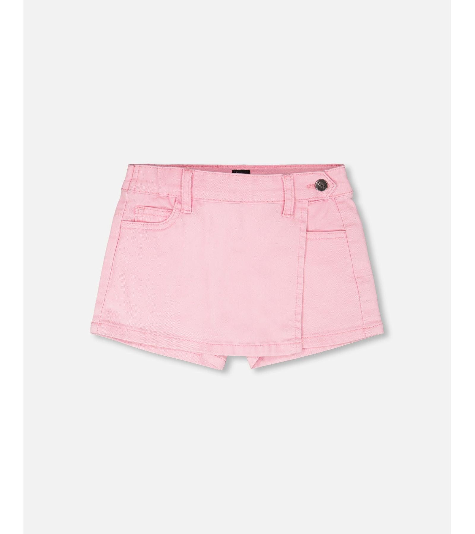 Deux par Deux Toddler Girls Stretch Twill Skort