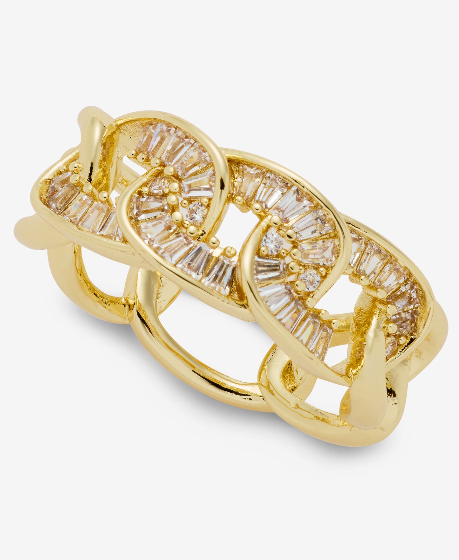 I.N.C. International Concepts Cubic Zirconia Chain Ring, Macy's Exclusive