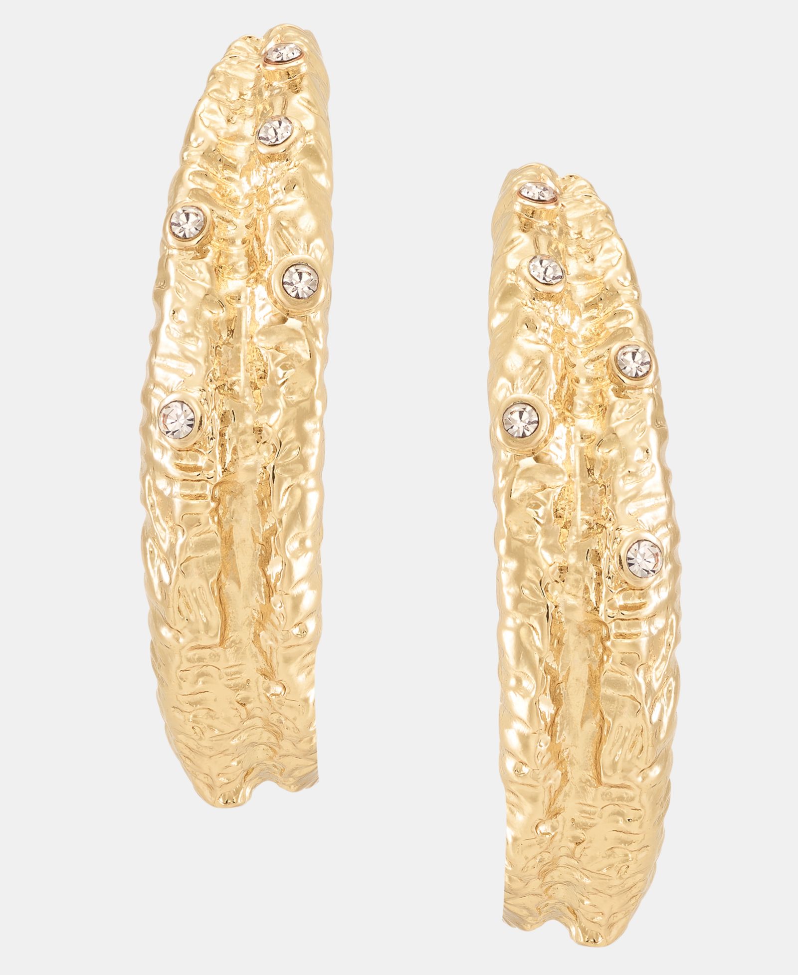 Серьги-кольца I.N.C. International Concepts с текстурой Pavé, 1.49"