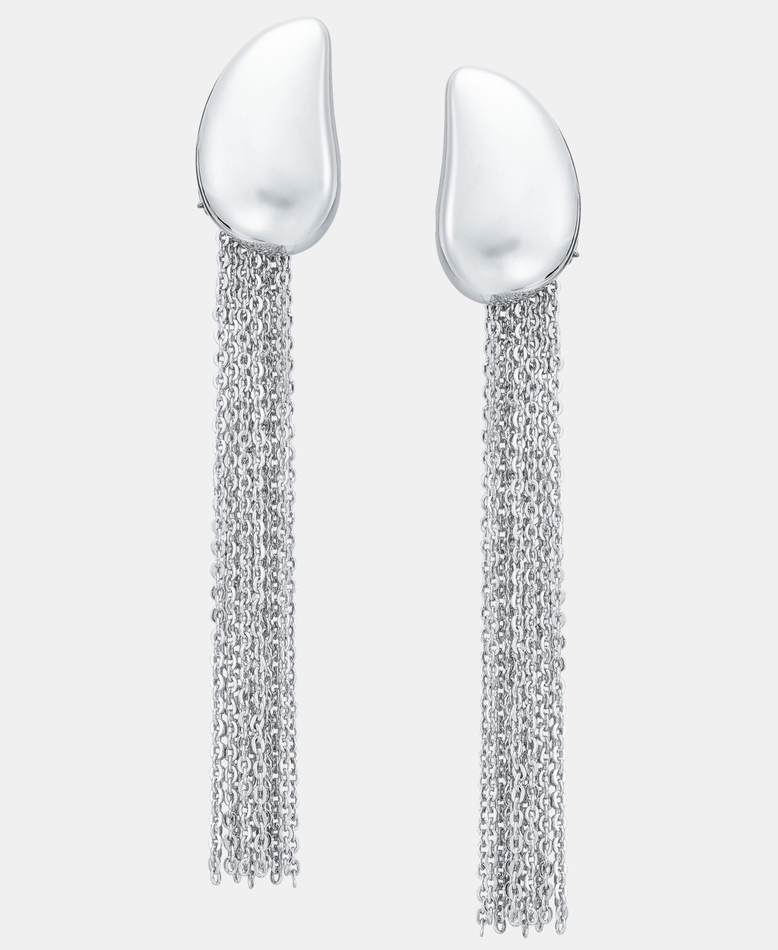 I.N.C. International Concepts Tear-Shape Chain Linear Drop Earrings, Macy's Exclusive