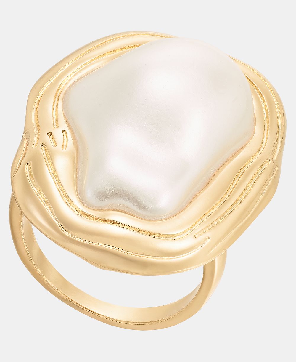 Кольцо I.N.C. International Concepts Imitation Pearl Statement
