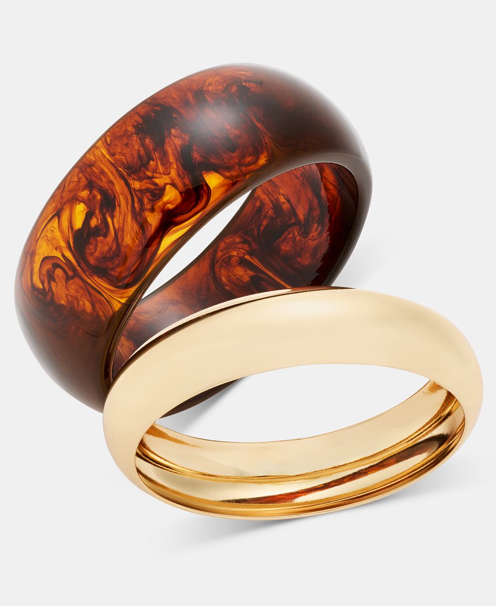 I.N.C. International Concepts 2-Pc. Set Bangle Bracelets, Macy's Exclusive