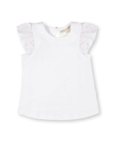 Детский топ Hope & Henry Organic Knit с воланами